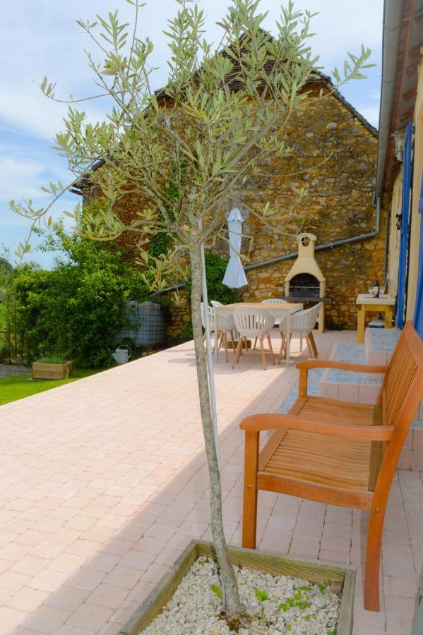 Aux Volets Bleus Chez Mark & Sylvie Rouffignac Saint-Cernin Exterior photo